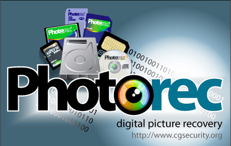 PhotoRecホームページ